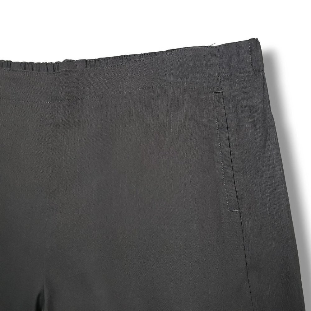 J Jill Linen Stretch Pants Womens 14 Petite Gray High Rise Trouser Pull On - Picture 3 of 10